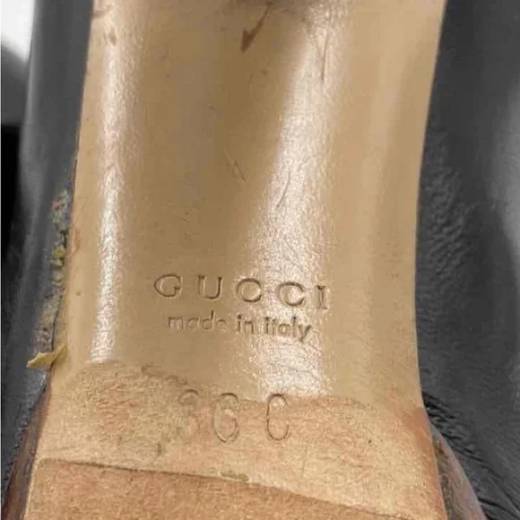 Gucci Horsebit Leather Platform Heels With COA - Picture 5 of 6